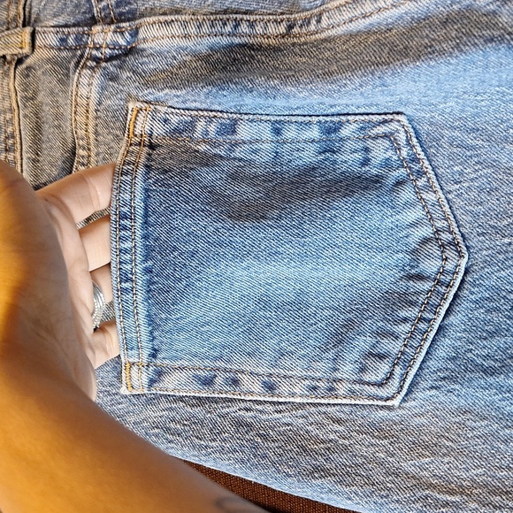 Zara Light Blue Straight Leg Jeans - Picture 10 of 12